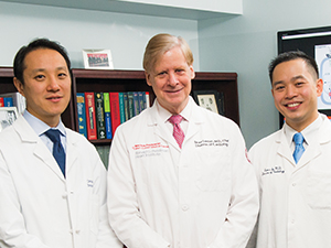 Dr. Christopher F. Liu, Dr. Bruce B. Lerman, and Dr. James E. Ip