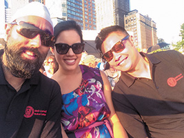 Dr. Singh, Dr. Kristina Quirolgico, and Dr. Michael Sein