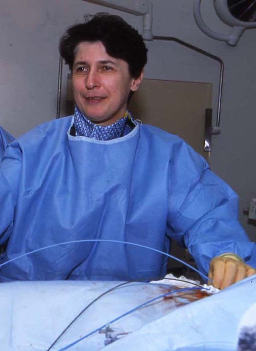Dr. Gioia Turitto performing surgery