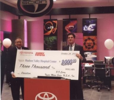 Curry Automotive Donates $3,000 to NewYork-Presbyterian/Hudson Valley Hospital at Grand Opening