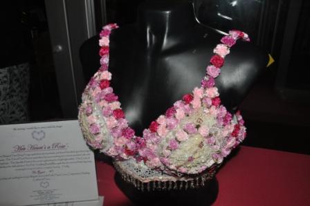 photo of decorated bra