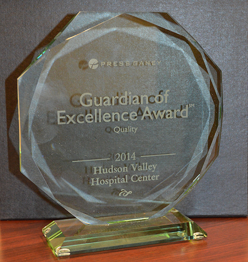 NewYork-Presbyterian/Hudson Valley Hospital Wins Guardian of Excellence Award