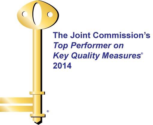 The Joint Commission's Top Performer on Key Quality Measures 2014 logo
