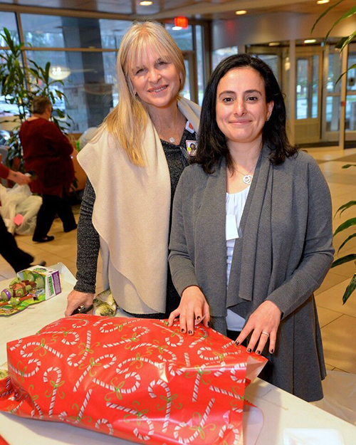Santa’s Helpers Wrapping Party attendee Taline