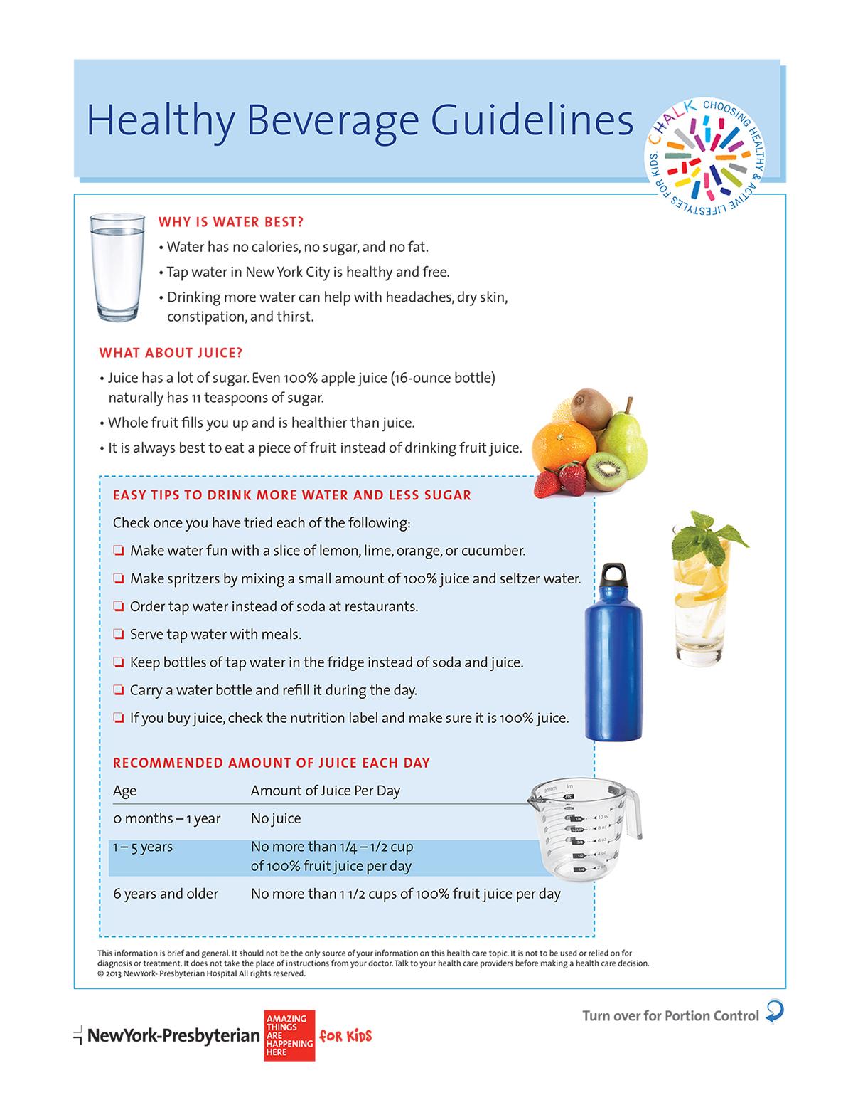 Healthy Beverage Guidelines