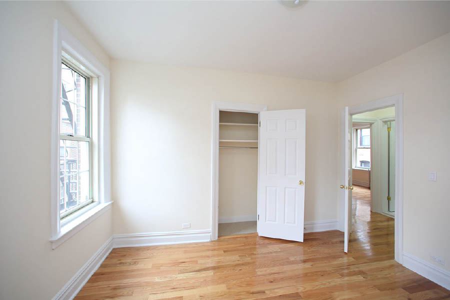 a room with white walls at 625 West 169 Street
