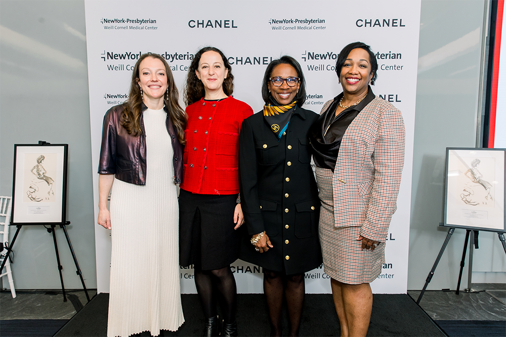 Group of smiling women and standing together.