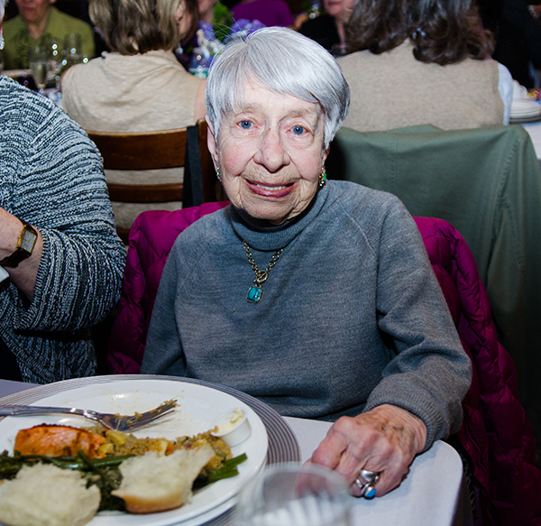 Veteran NYM volunteer Margaret Birge