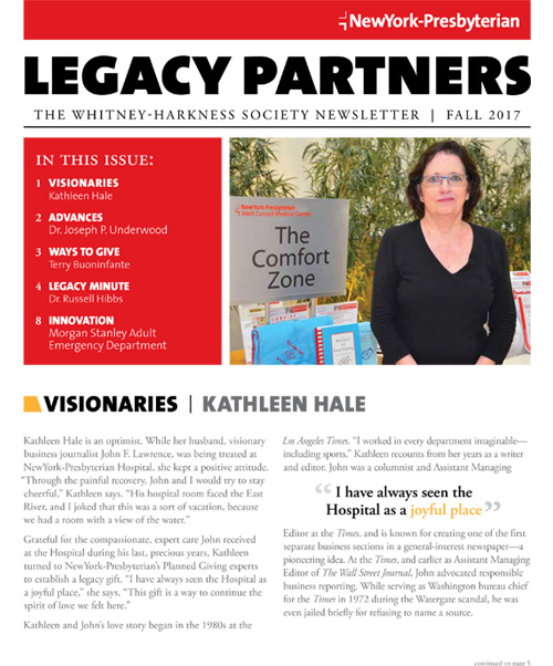 Legacy Partners Newsletter Fall 2017