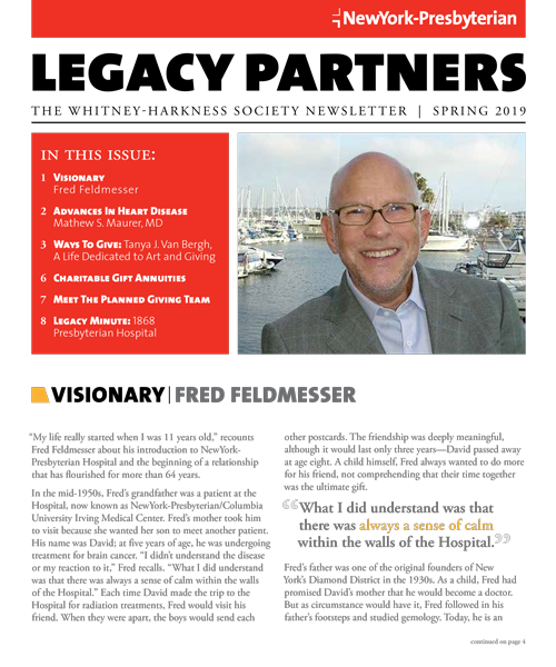 Legacy Partners Newsletter Spring 2019