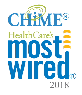 CHIME most wired 2018 logo