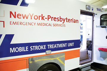 NewYork-Presbyterian Emergency Meidcal Services truck