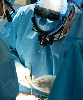 surgeon during surgery