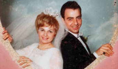 Terry and Stan Buoninfante on their wedding day.
