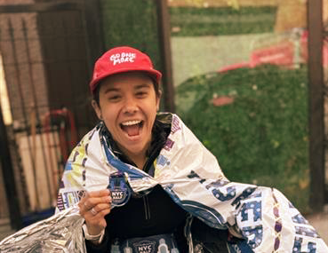 Nayda Pichardo Fernandez is a proud runner for Team NYP
