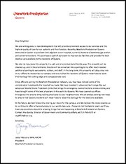 NYP letter to community