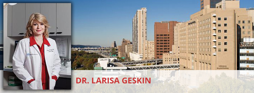 Dr. Larisa Geskin banner