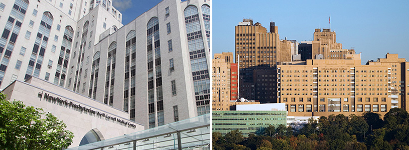 NewYork-Presbyterian Weill Cornell and Columbia University buildings 