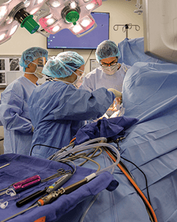 surgeons during operation