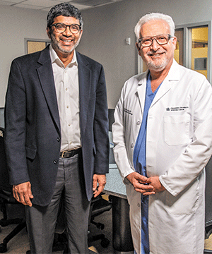 Dr. Susheel K. Kodali and Dr. Martin B. Leon