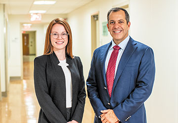 Abby Morris, MHA, Quality Officer, and Dr. Michael G. Vitale,
Vice Chair of Quality and Strategy