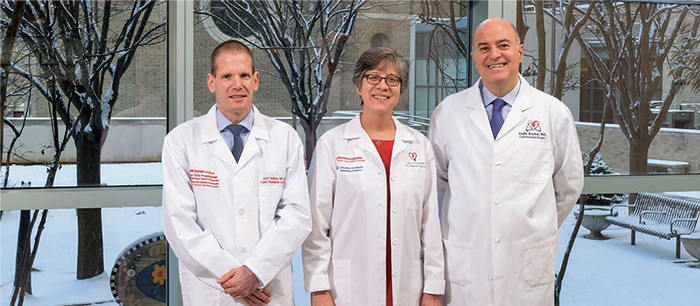 Directors, from left to right (Ralf J. Holzer, MD, Julie A. Vincent, MD and Emile A. Bacha, MD)