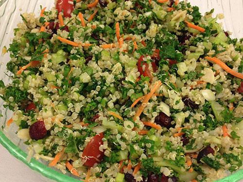 photo of quinoa salad