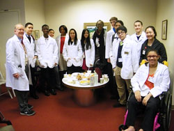 A group of medical proffessionals posing