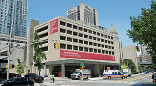 Exterior of Lower Manhattan Hospital