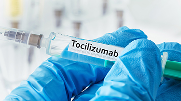 image of tocilizumab medicine concentrate syringe