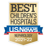 US News best children's hospital nephrology
