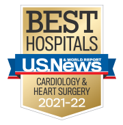 Ranked #4 in the Nation for Cardiology & Heart Surgery by U.S. News & world Report