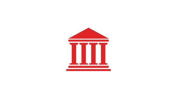 vector image of ancient greek-style building