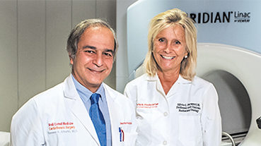 image of Dr. Nasser Altorki and Dr. Silvia Formenti
