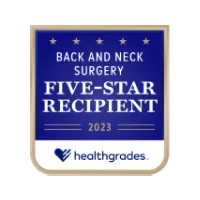 Five-Star Recipient for Back and Neck Surgery 