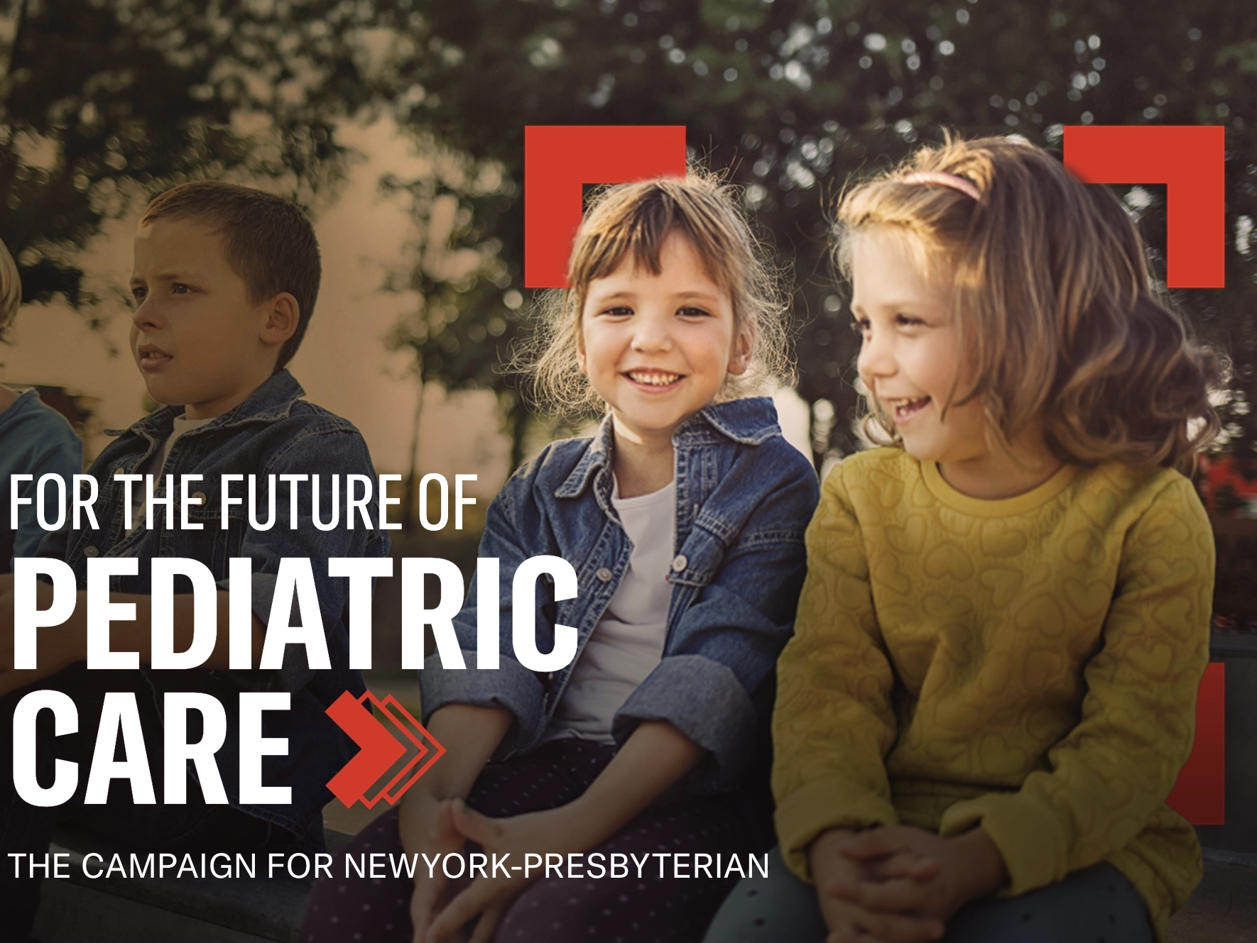 Pediatric care brochure cover