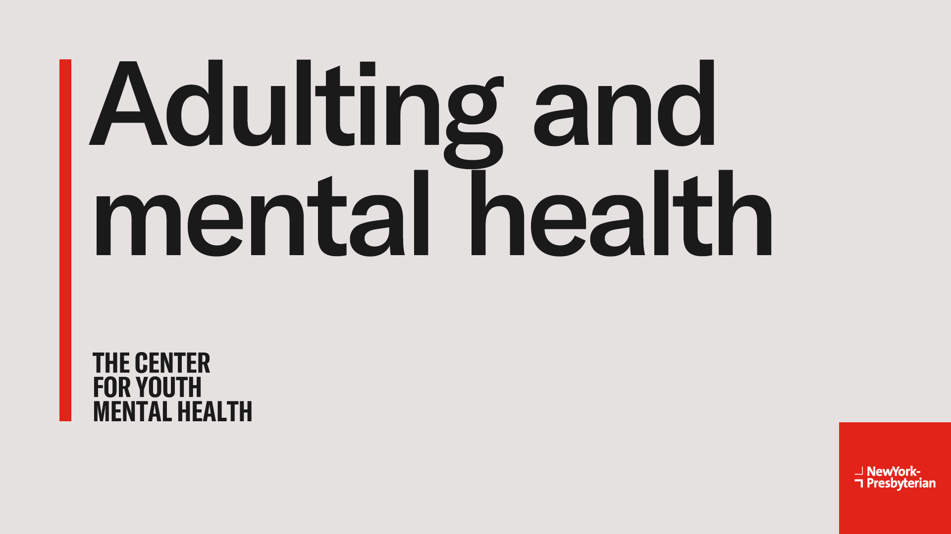 Adulting and Mental Health