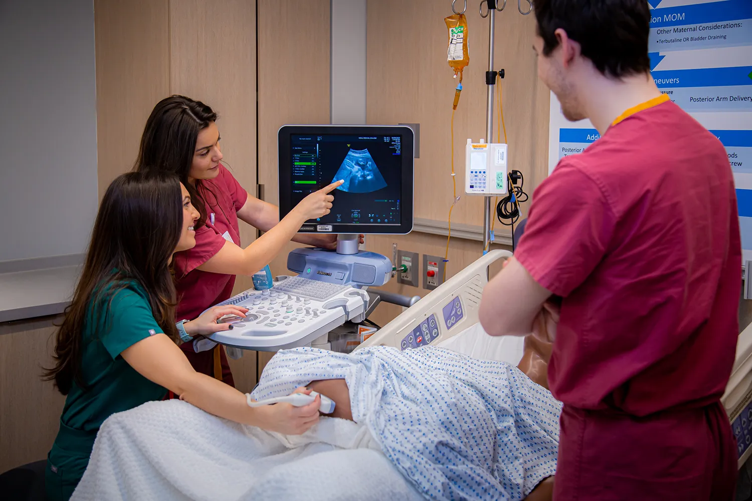 Physician assistants at work