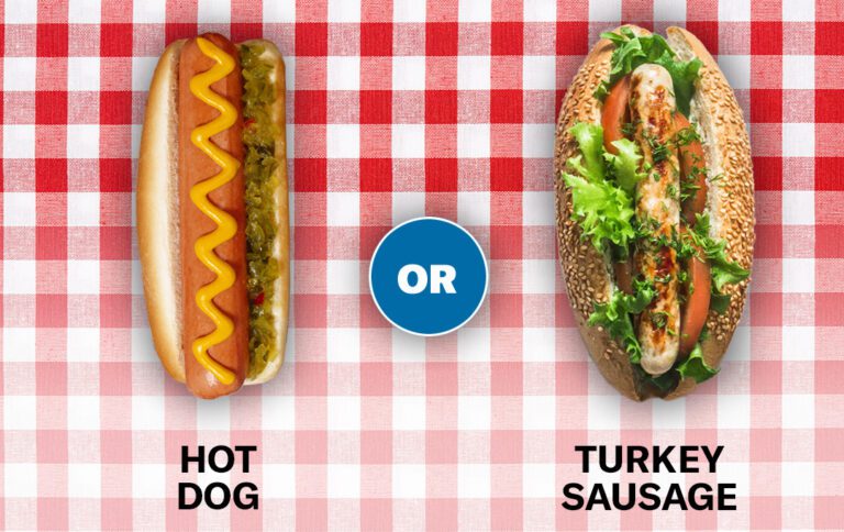 Hot dog or turkey sausage
