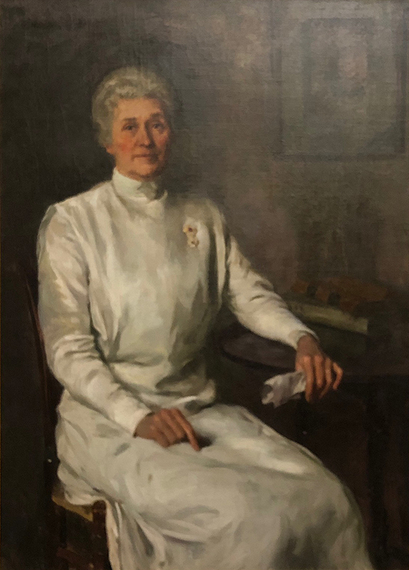 Portrait of Anna Maxwell that hangs today at NewYork-Presbyterian/Columbia University Irving Medical Center.