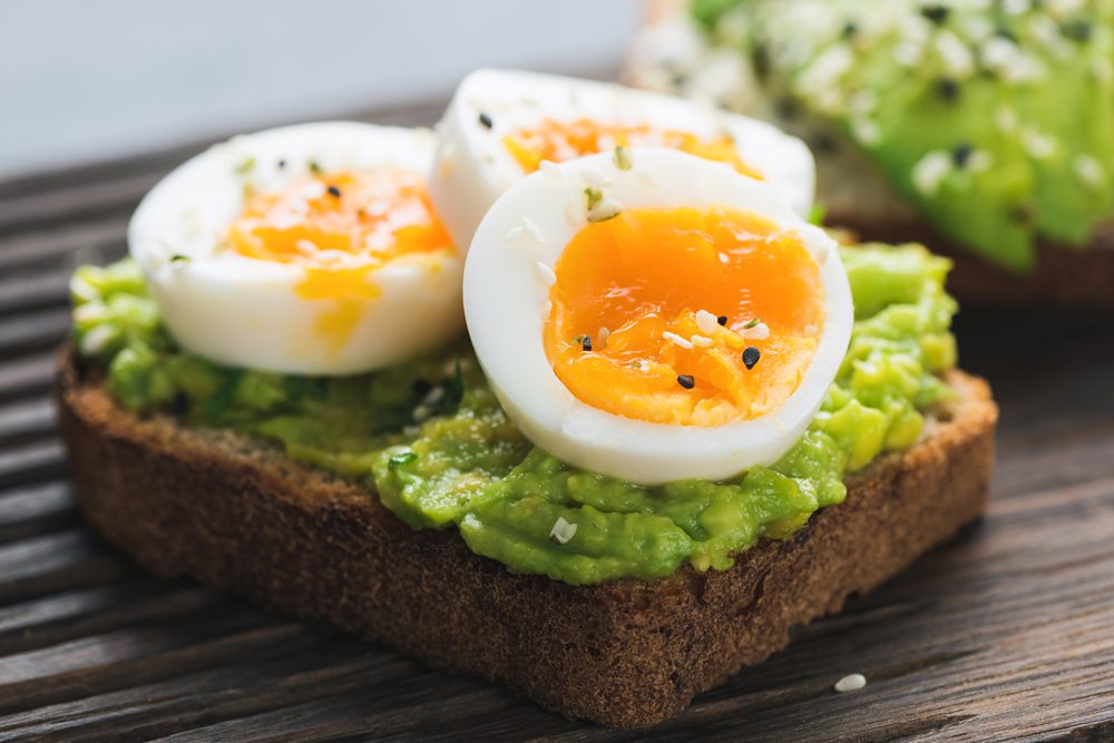 Egg avocado toast