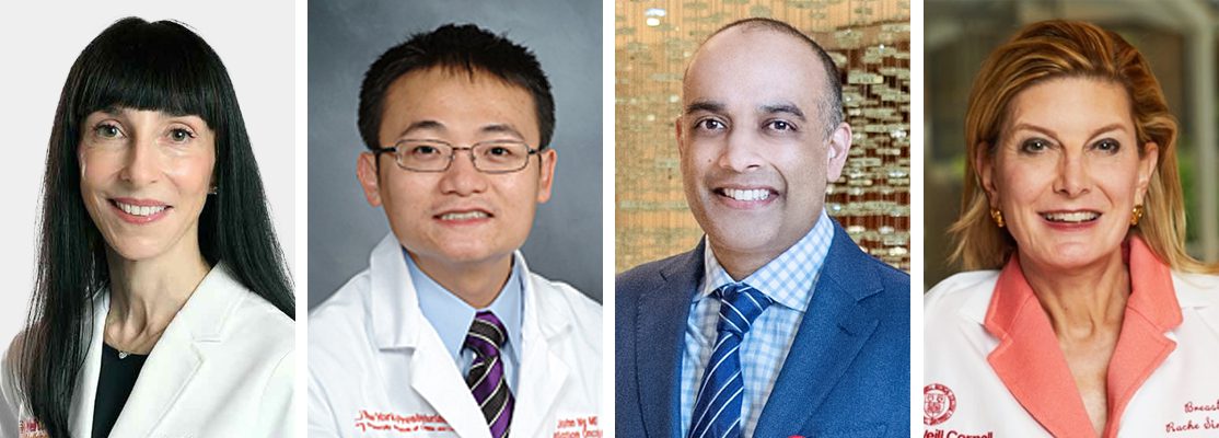 Kiley's care team at NewYork-Presbyterian included, from left to right: Dr. Tessa Cigler, Dr. John Ng, Dr. Rohan Ramakrishna, and Dr. Rache Simmons.