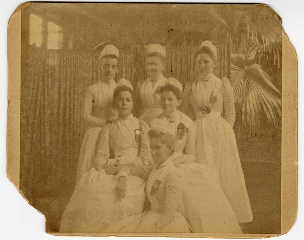 image of The 1891 graduating class of New York Hospital Training School for Nurses
