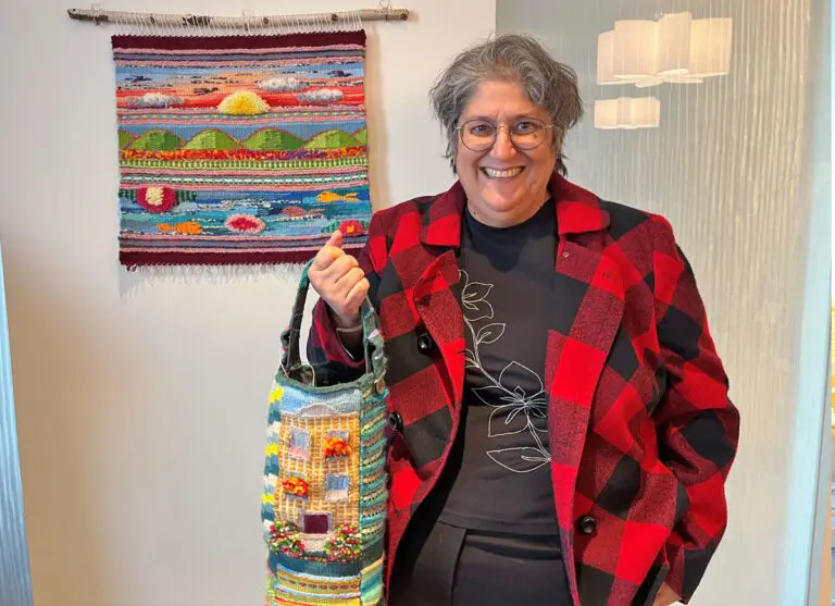 Linda Avitable found solace in weaving after her cancer treatments.