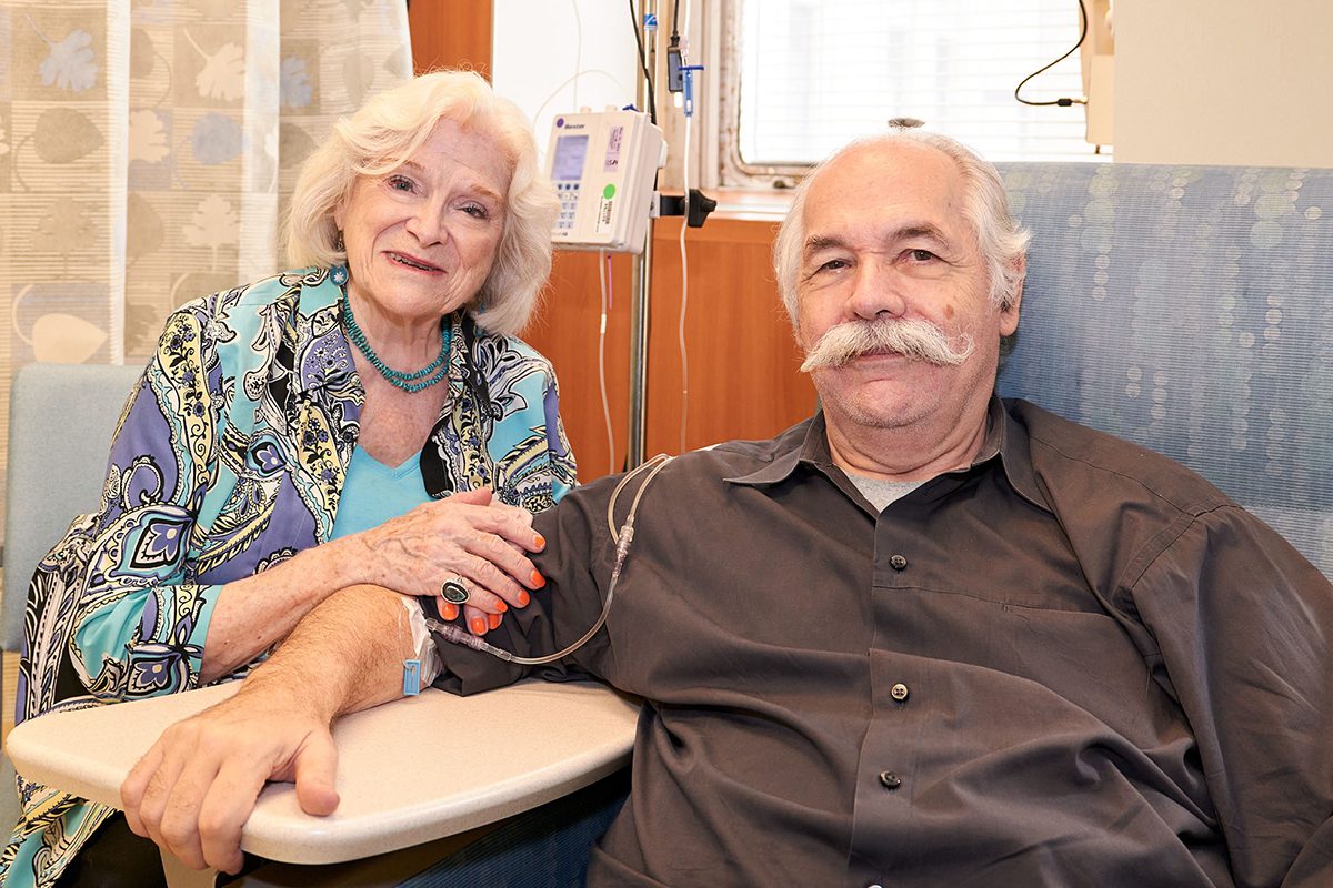 Wendy Sharp and her husband of 42 years, Michael Toomey. 