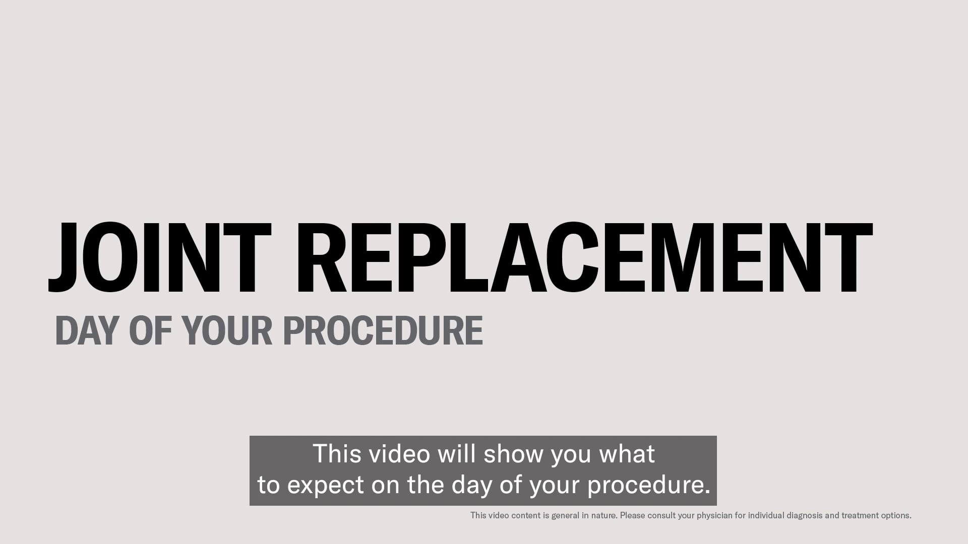 Day of Your Procedure