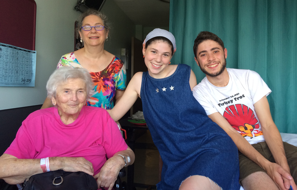 (From left to right: Judith, Sarah, Rachel, and Samuel.) Judith loved spending time with her grandchildren, who lived nearby in upper Manhattan.