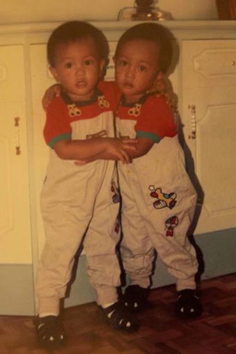 Ethan and Allen were inseparable as kids and even wore matching outfits.