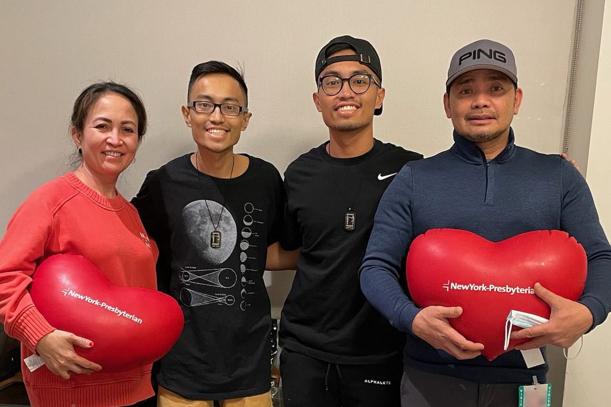 Ethan and Allen with their parents, Sibyl and Alfonso.