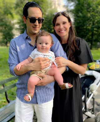 Miles celebrated a a special Father’s Day with his parents AC and Amy.